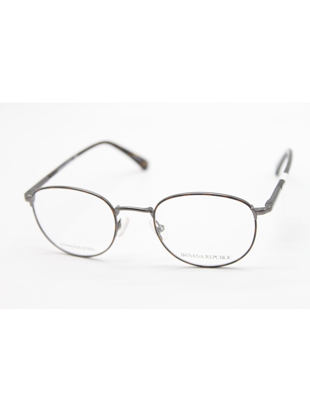 NEW BANANA REPUBLIC DONN AB8 GUNMETAL TORTOISE AUTHENTIC EYEGLASSES 48-20